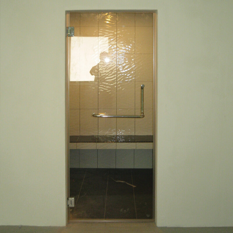 Steam Glass Door by Sonic Steam and Suana
