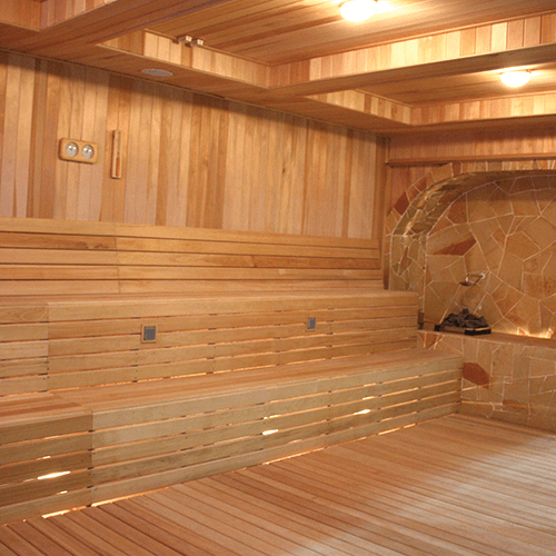 Custom made far infrared sauna by Sonic Steam and Suana